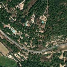 Vue satellite de Camping Clos Ste Thérèse à La Cadière-d'Azur