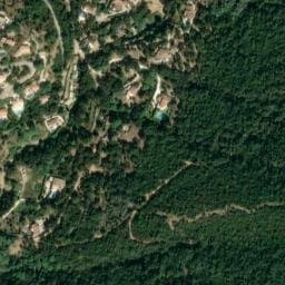 Vue satellite de Camping à Le Lavandou à Le Lavandou