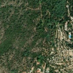 Vue satellite de Parc Camping de Pramousquier à Rayol-Canadel-sur-Mer