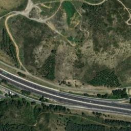 Vue satellite de Aire de Narbonne-Jonquières à Montredon-des-Corbières