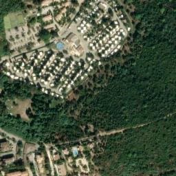 Vue satellite de Camping Les Mimosas à Le Lavandou