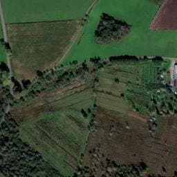 Vue satellite de Aire Naturelle de Camping Les Jardins d'Ossau à Bescat