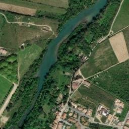 Vue satellite de Camping municipal à Fabrezan