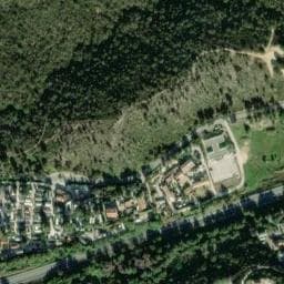 Vue satellite de Camping Parc Valrose à Le Lavandou