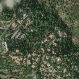 Vue satellite de Aire de camping car – Parking Saint-François à Le Lavandou