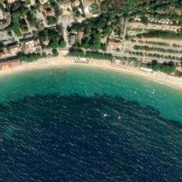 Vue satellite de Le Lavandou à Le Lavandou