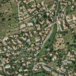 Vue satellite de Camping de l'Olivier à Le Lavandou