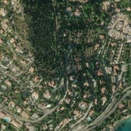 Vue satellite de Camping de la Fossette à Le Lavandou