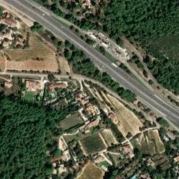 Vue satellite de Aire de Sanary-Nord à Sanary-sur-Mer