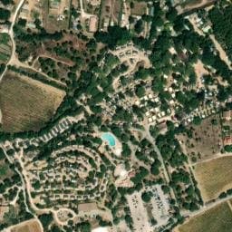 Vue satellite de Le Parc de Bormes à Le Lavandou