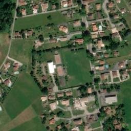 Vue satellite de CAMPING MUNICIPAL LES OISEAUX à Saint-Martory
