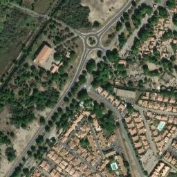 Vue satellite de Village de vacances Cévéo à Narbonne