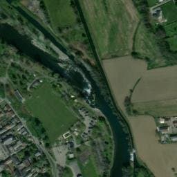 Vue satellite de Camping Le Saillet à Lestelle-Bétharram