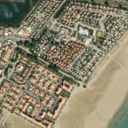 Vue satellite de Camping LVL Les Ayguades à Narbonne