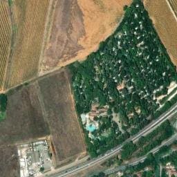 Vue satellite de Camping Les Jardins de La Pascalinette à Hyères