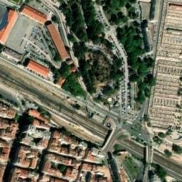 Vue satellite de Parc des Lices Soth, Toulon à La Valette-du-Var