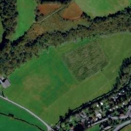 Vue satellite de Camping Barétous Pyrénées à Ance Féas