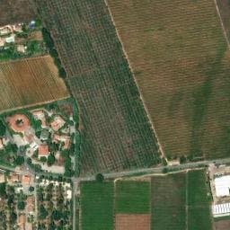 Vue satellite de Camping Les Moulières à Hyères