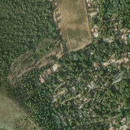 Vue satellite de La Celinette à Le Lavandou