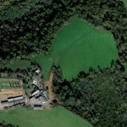 Vue satellite de Camping à la Ferme La Ramière à Bescat
