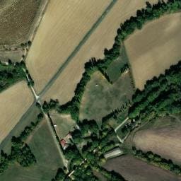 Vue satellite de Aire Camping-cars Les Arpents Verts à Bellegarde-du-Razès