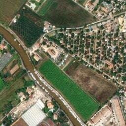 Vue satellite de Camping Port Pothuau à Hyères
