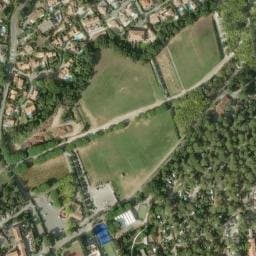 Vue satellite de Camp du Domaine à Le Lavandou
