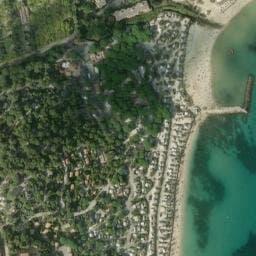 Vue satellite de Camp du Domaine à Bormes-les-Mimosas