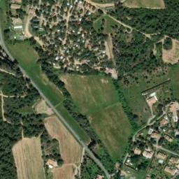 Vue satellite de Camping le Pinada à Fabrezan