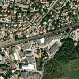 Vue satellite de Good camping spot (free) à Le Pradet