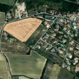 Vue satellite de Aire Camping-cars Routier à Cambieure