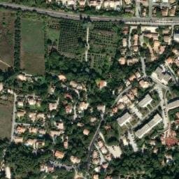 Vue satellite de Camping du Pin de Galle à Le Pradet