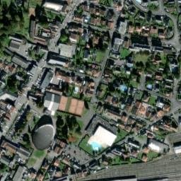 Vue satellite de PARKING ESPACE ROBERT HOSSEIN à Lourdes