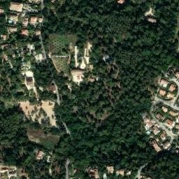 Vue satellite de L'hermitage à Le Pradet