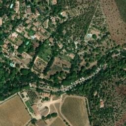 Vue satellite de GCU Bormes-les-Mimosas Cabasson à Le Lavandou