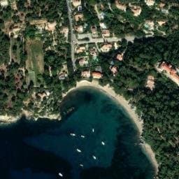 Vue satellite de Camping l'Hermitage à Le Pradet