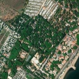 Vue satellite de Camping Bernard à Hyères