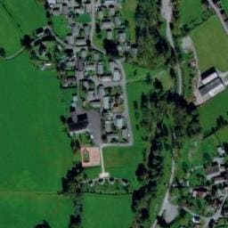 Vue satellite de Aire de services et stationnement camping-car d'Arette à Aramits