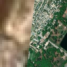Vue satellite de Camping Les Pins Maritimes à Hyères