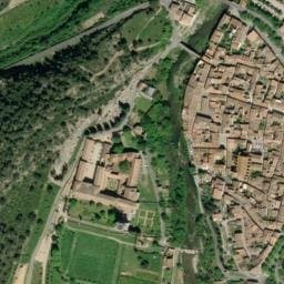 Vue satellite de Aire de camping-car à Lagrasse à Lagrasse