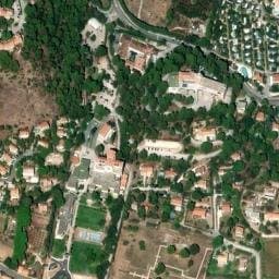 Vue satellite de Camping Saint-Pierre des Horts à Le Pradet