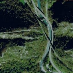 Vue satellite de Aire du Viaduc D'Escot à Sarrance