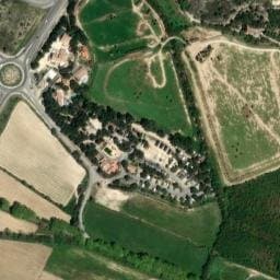 Vue satellite de La Grange Neuve à Roquefort-des-Corbières