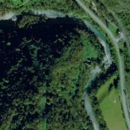 Vue satellite de Aire des Fontaines d'Escot à Sarrance