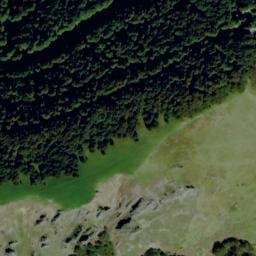 Vue satellite de Aire Naturelle de camping d'Iraty à Larrau
