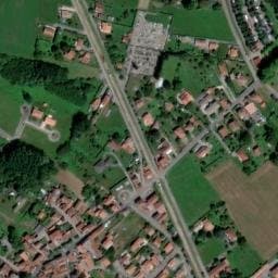 Vue satellite de Camping Municipal des Bords de la Garonne à Barbazan