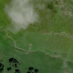 Vue satellite de Cabane supérieur de lhéris à Asté