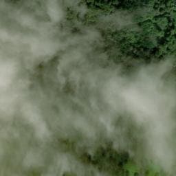 Vue satellite de Cabane de Cot Dessus à Asque