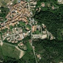 Vue satellite de Aire de camping-car à Fontjoncouse à Fontjoncouse