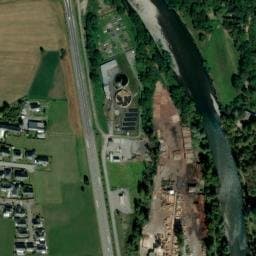 Vue satellite de Aire de camping-car à Ayzac-Ost à Ayzac-Ost
